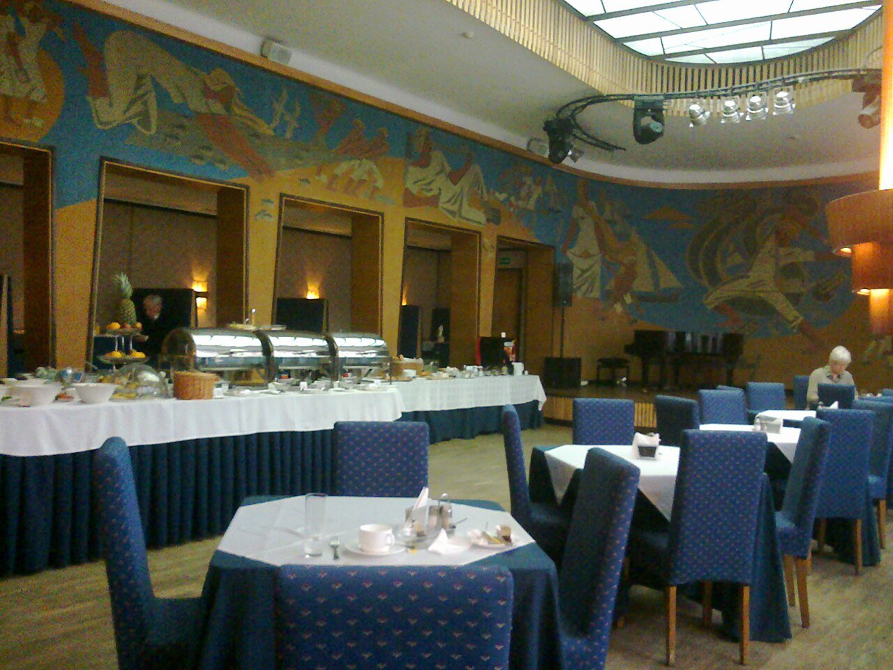 Neringa restaurant interior in Vilnius, photographed in 2013