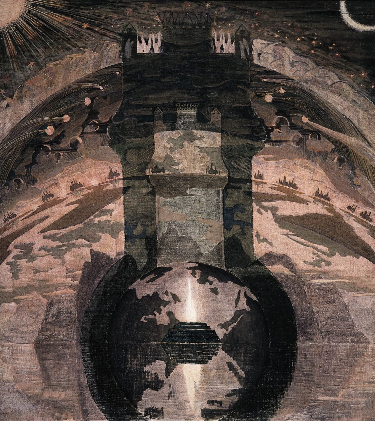 Rex, painted by Mikalojus Konstantinas Čiurlionis in 1909