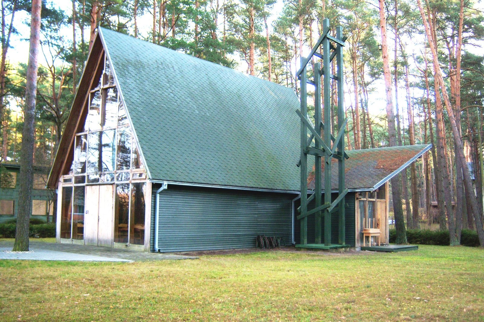 St Anne’s Chapel in Kačerginė among the pine trees