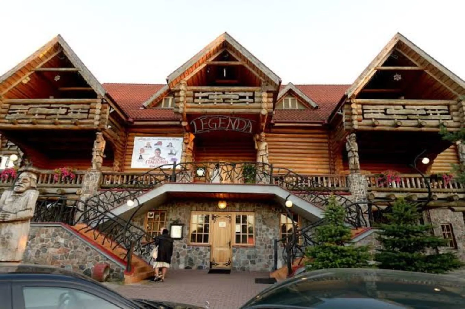 Legenda restaurant exterior in Kaunas
