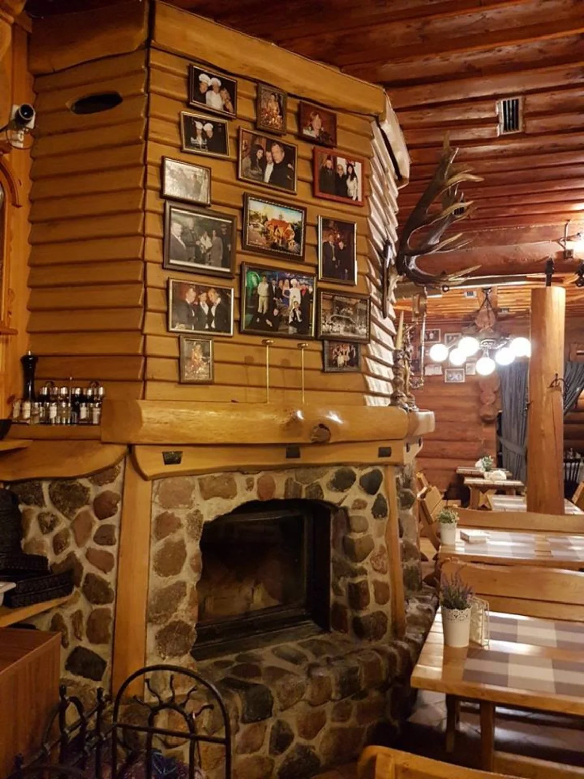Legenda restaurant interior in Kaunas