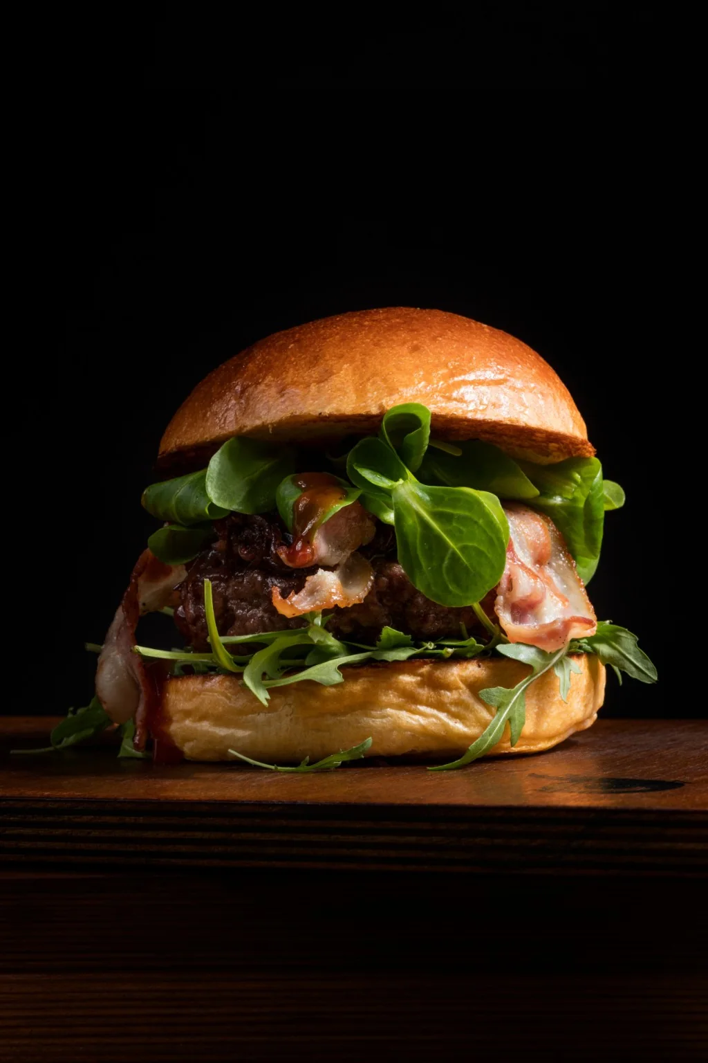 Burger at Pelėdinė in Kaunas