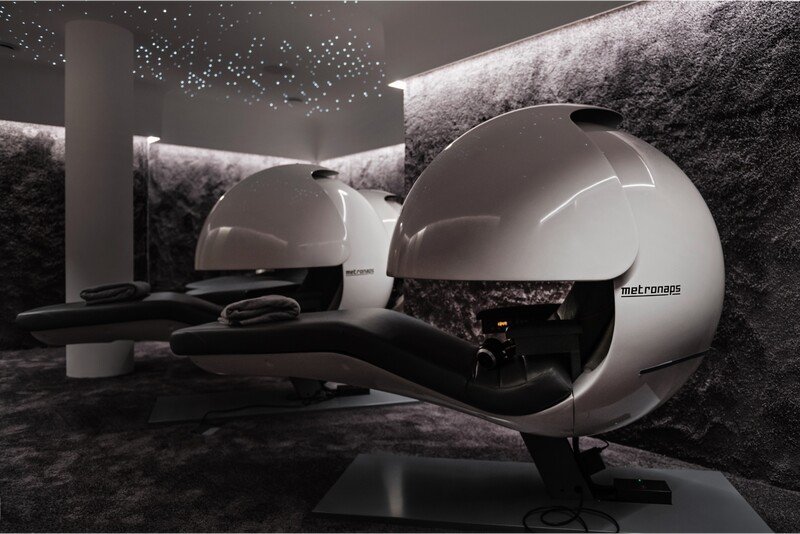 Sleep wellness pods at MANA Sleep & Spa in Druskininkai