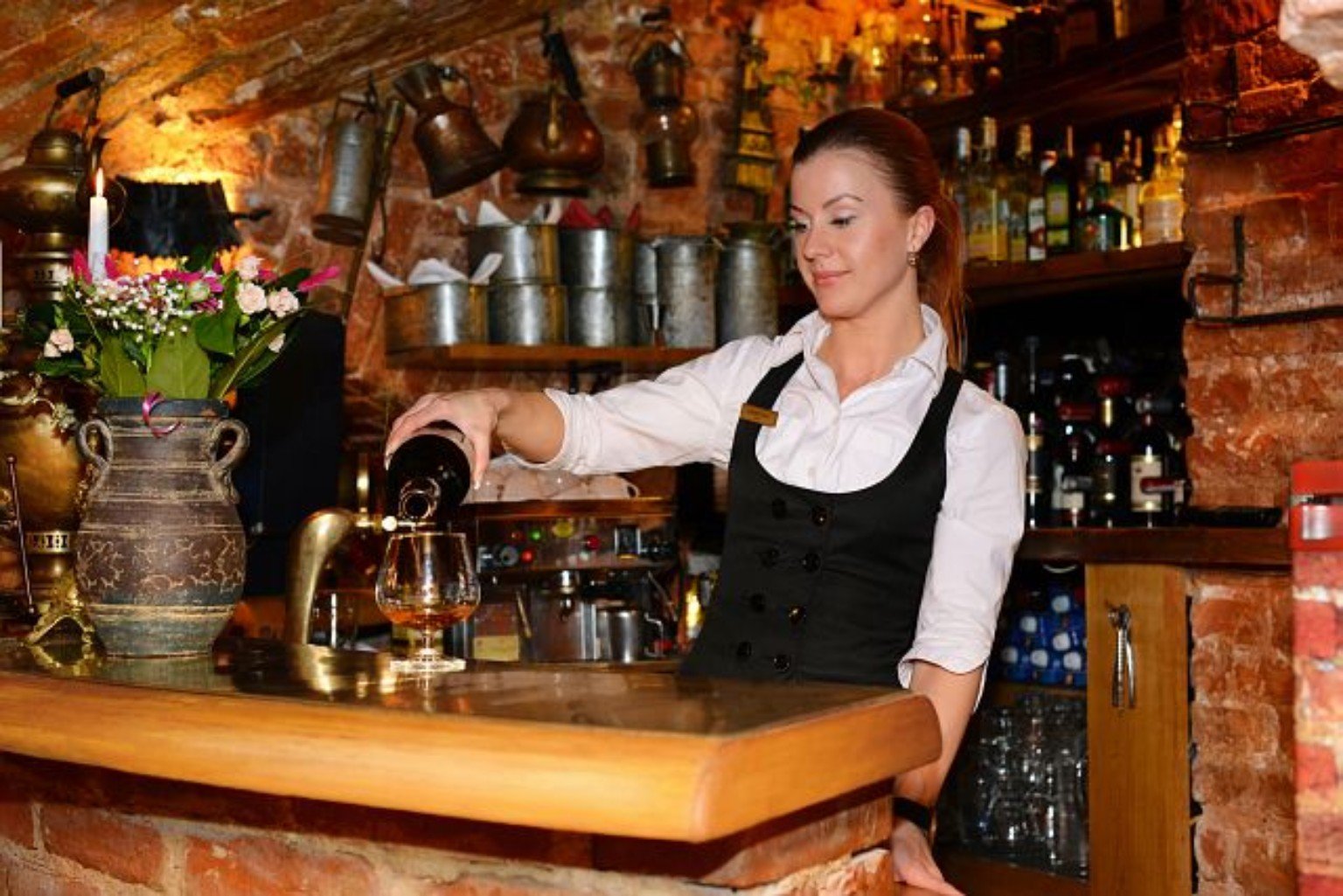 Bar inside Stora Antis in Klaipėda
